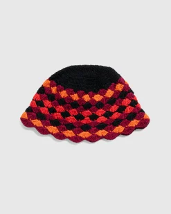 SSU Seashell Bucket Hat Red Scale- Hats