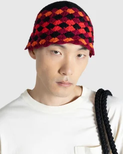 SSU Seashell Bucket Hat Red Scale- Hats