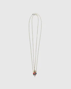 Jean Paul Gaultier Separable Heart and Sword Necklaces- Jewelry