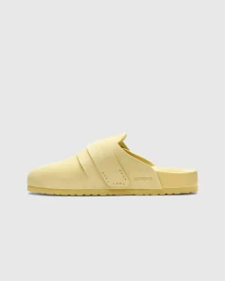 Birkenstock Shearling Nagoya /Pale Yellow- Shoes