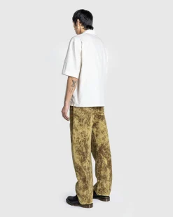 Lemaire Short-Sleeve Pyjama Shirt Pale Mastic- Shirts