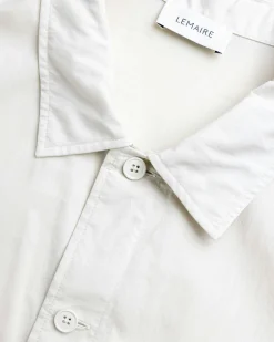 Lemaire Short-Sleeve Pyjama Shirt Pale Mastic- Shirts