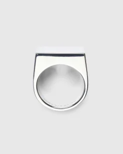 Dries van Noten Signet Ring Antic Silver- Jewelry