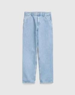 Carhartt WIP Single Knee Pant Blue/Stone Bleached- Pants