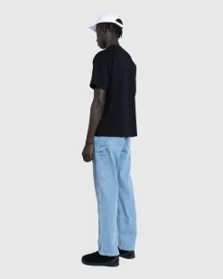 Carhartt WIP Single Knee Pant Blue/Stone Bleached- Pants