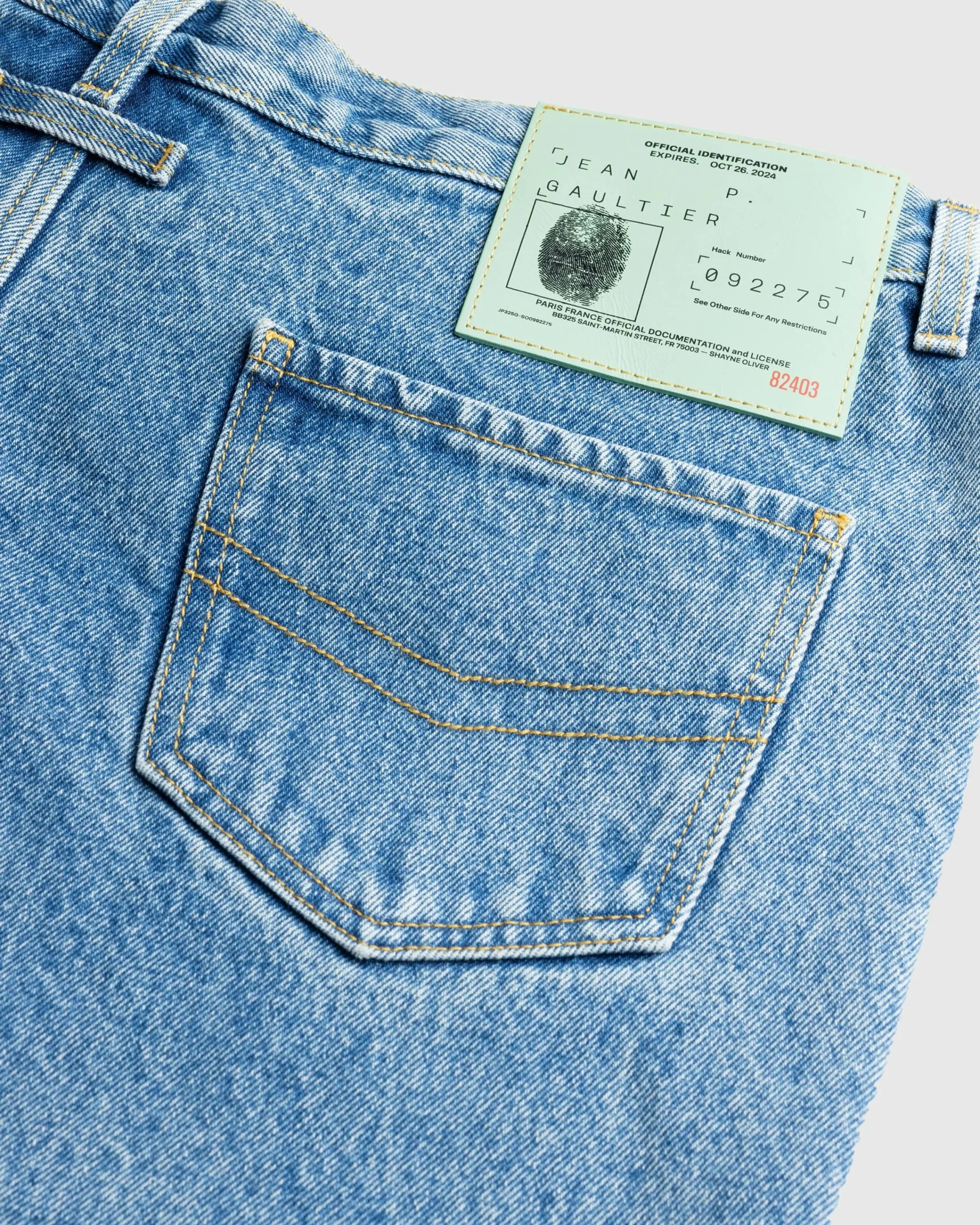 Jean Paul Gaultier Skinny Jean Light Blue- Pants
