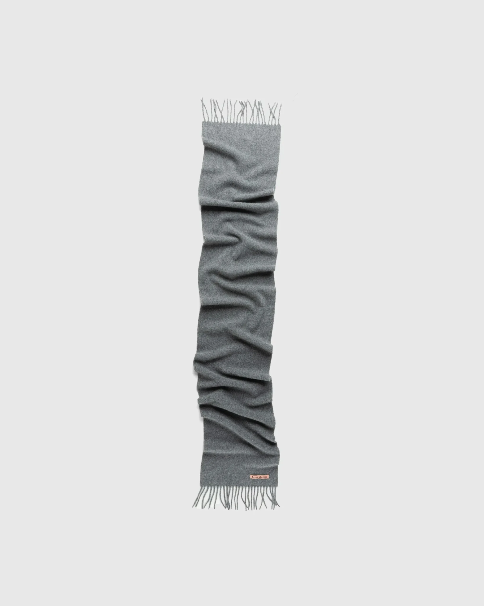 Acne Studios Skinny Wool Scarf Melange- Scarves