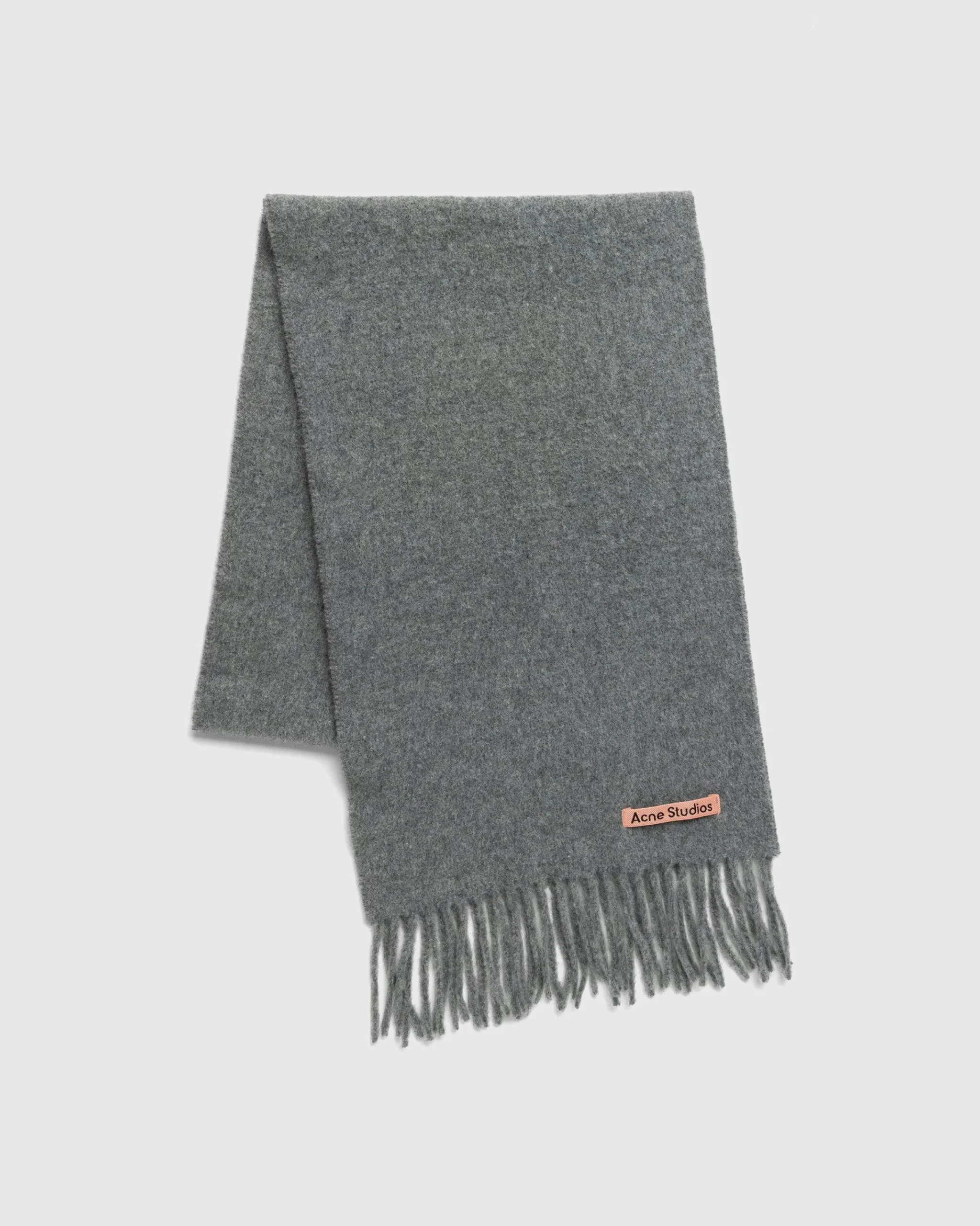Acne Studios Skinny Wool Scarf Melange- Scarves