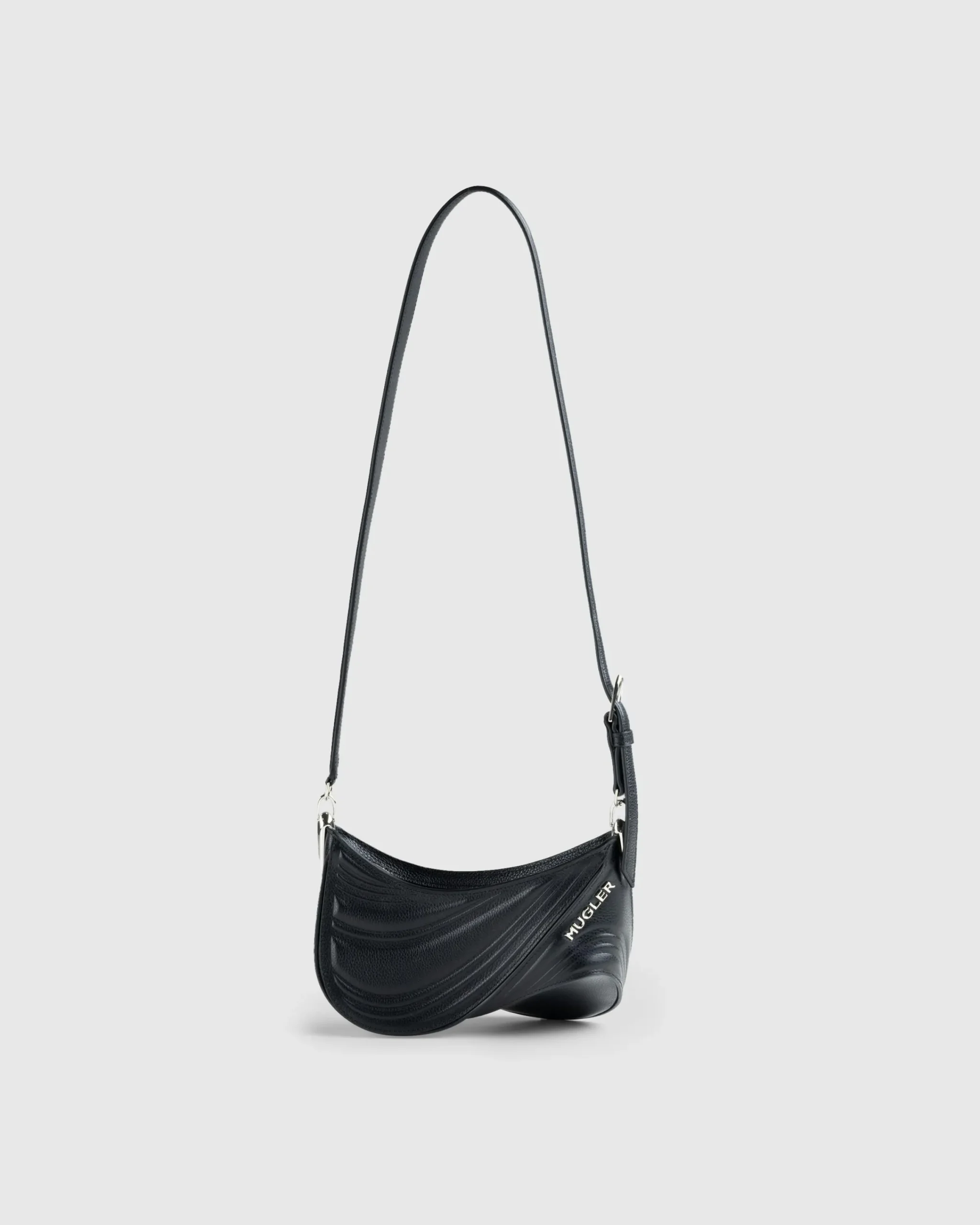 Mugler Small Embossed Spiral Curve 01- Bags