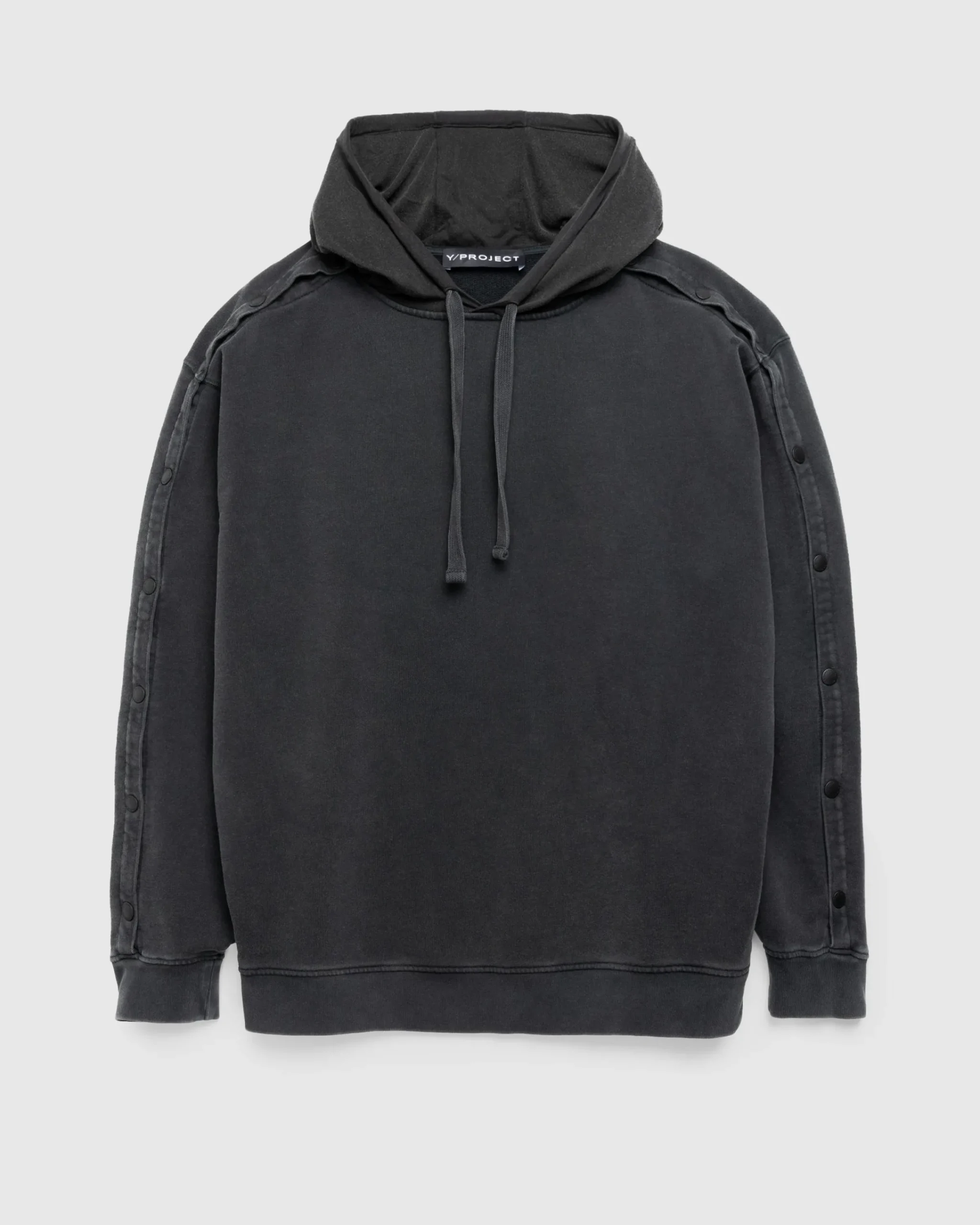 Y/Project Snap Insert Hoodie Vintage Black- Sweats