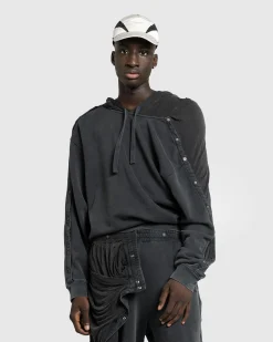 Y/Project Snap Insert Hoodie Vintage Black- Sweats