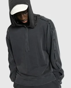 Y/Project Snap Insert Hoodie Vintage Black- Sweats
