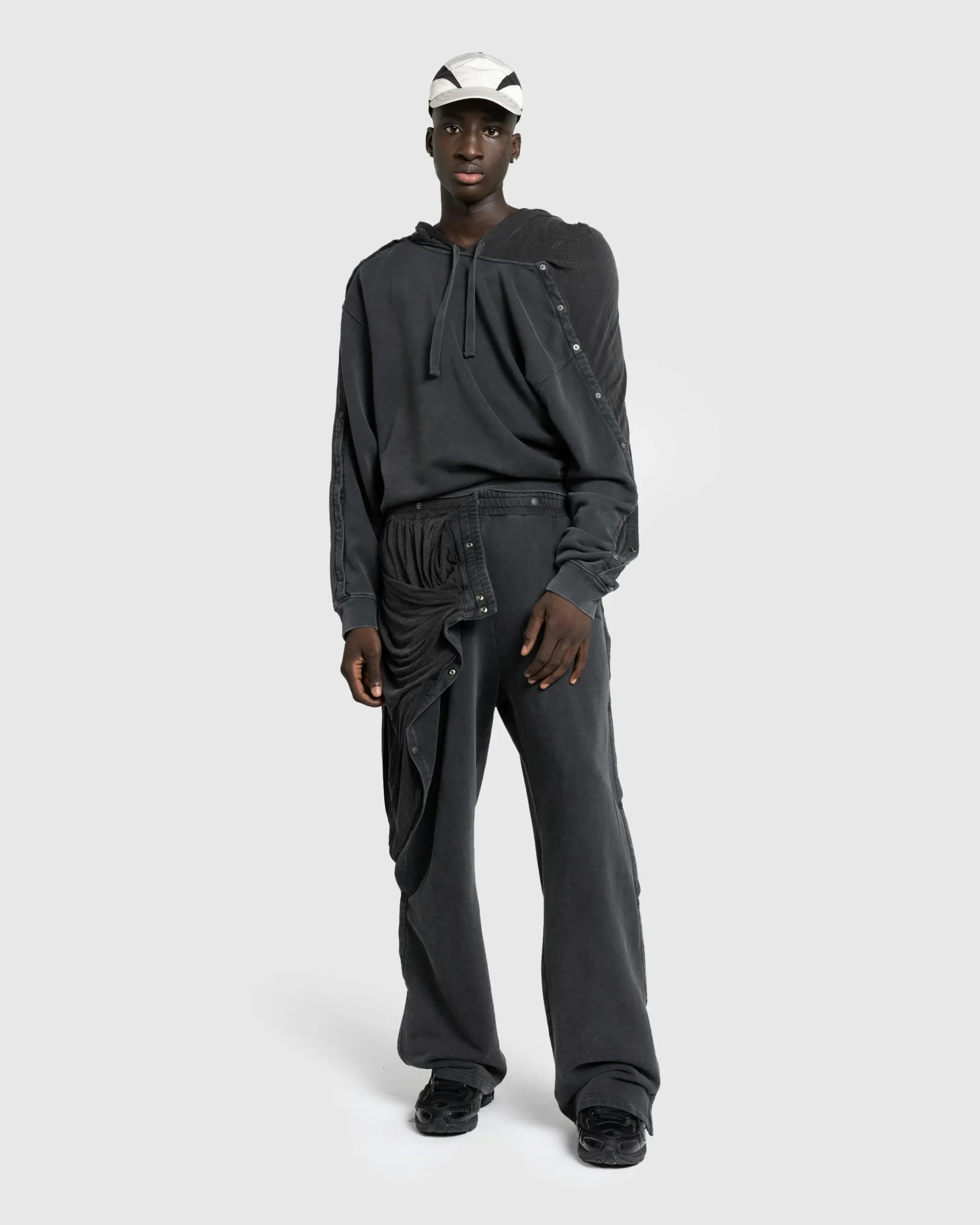 Y/Project Snap Insert Sweatpants Vintage Black- Pants