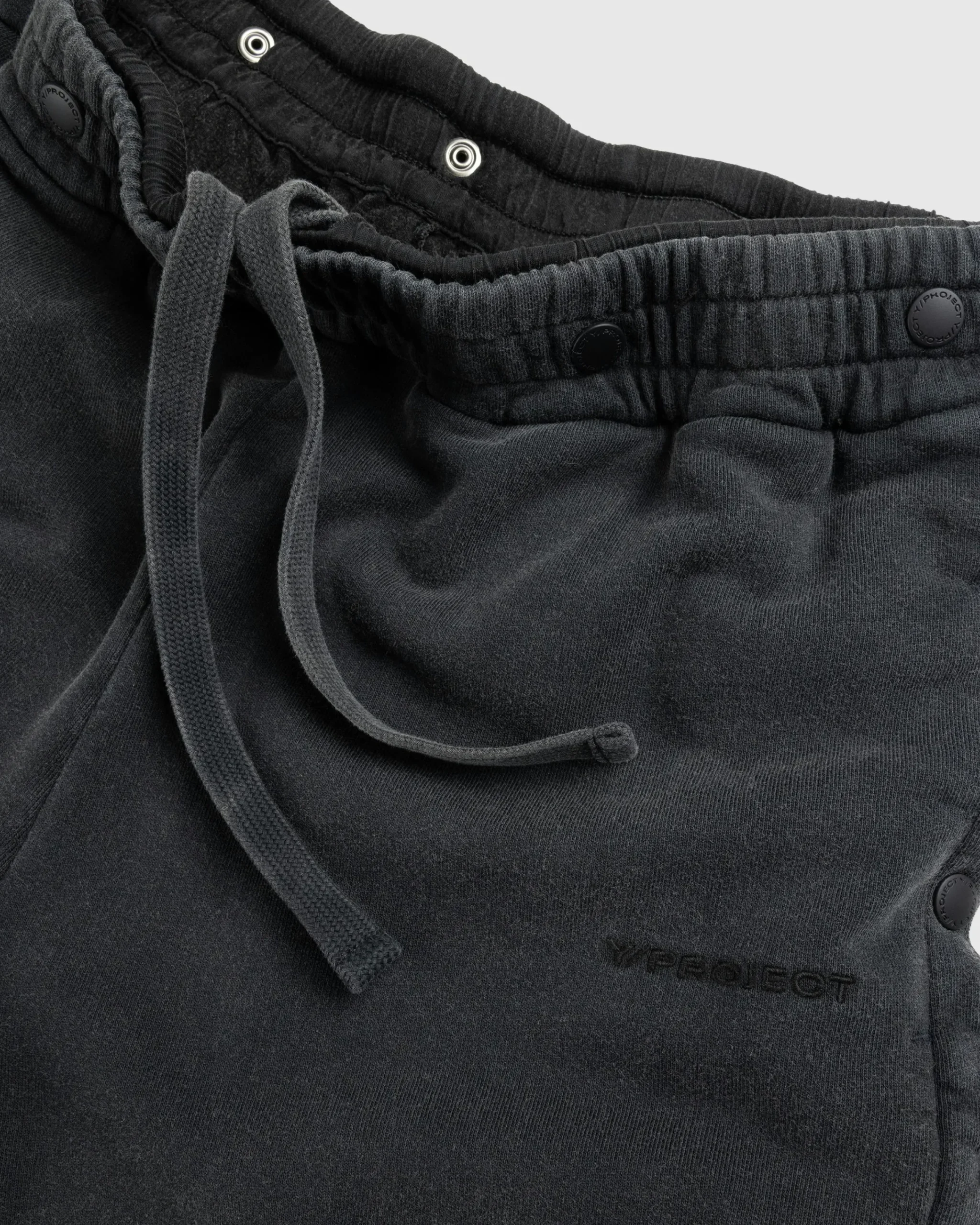 Y/Project Snap Insert Sweatpants Vintage Black- Pants