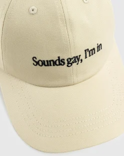 Carne Bollente Sounds Gay Cap Beige- Hats
