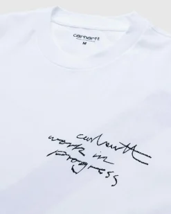 Carhartt WIP S/S Pencil T-Shirt White/Black- Tops