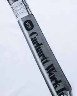 Carhartt WIP S/S Pencil T-Shirt White/Black- Tops