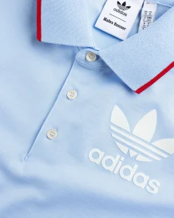 adidas S/S Polo Glow Blue- Tops
