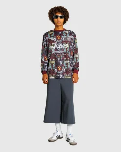 Aries Stained Glass Poly LS Tee- Tops