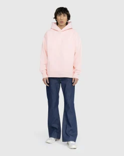 Acne Studios Stamp Logo Hoodie Pale Pink- Sweats