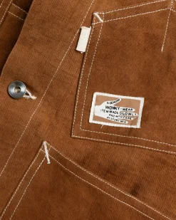 Story mfg. Station Jacket Brown Wonky-Wear- Outerwear