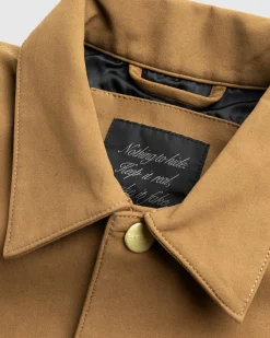 Carhartt WIP Suede Michigan Coat Hamilton Brown- Outerwear
