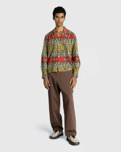 Bode Tennis Court Long-Sleeve Shirt- Shirts