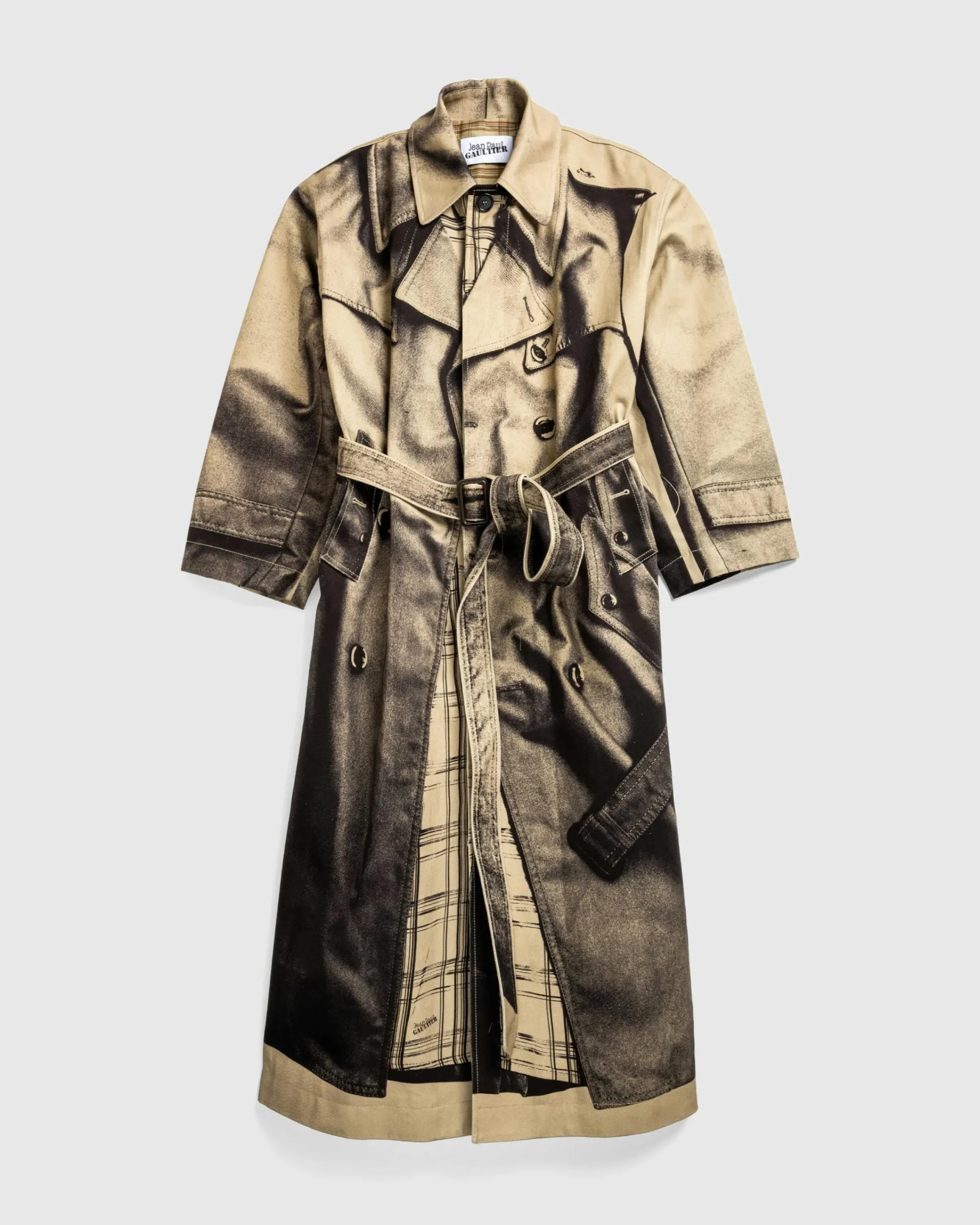 Jean Paul Gaultier Trompe L'Œil Trench Coat- Outerwear