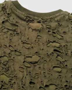 Diesel T-Uncutie-Long-P2 Top Olive Night- Tops
