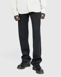 Martine Rose Twist Seam Tailored Trouser Black/White- Pants