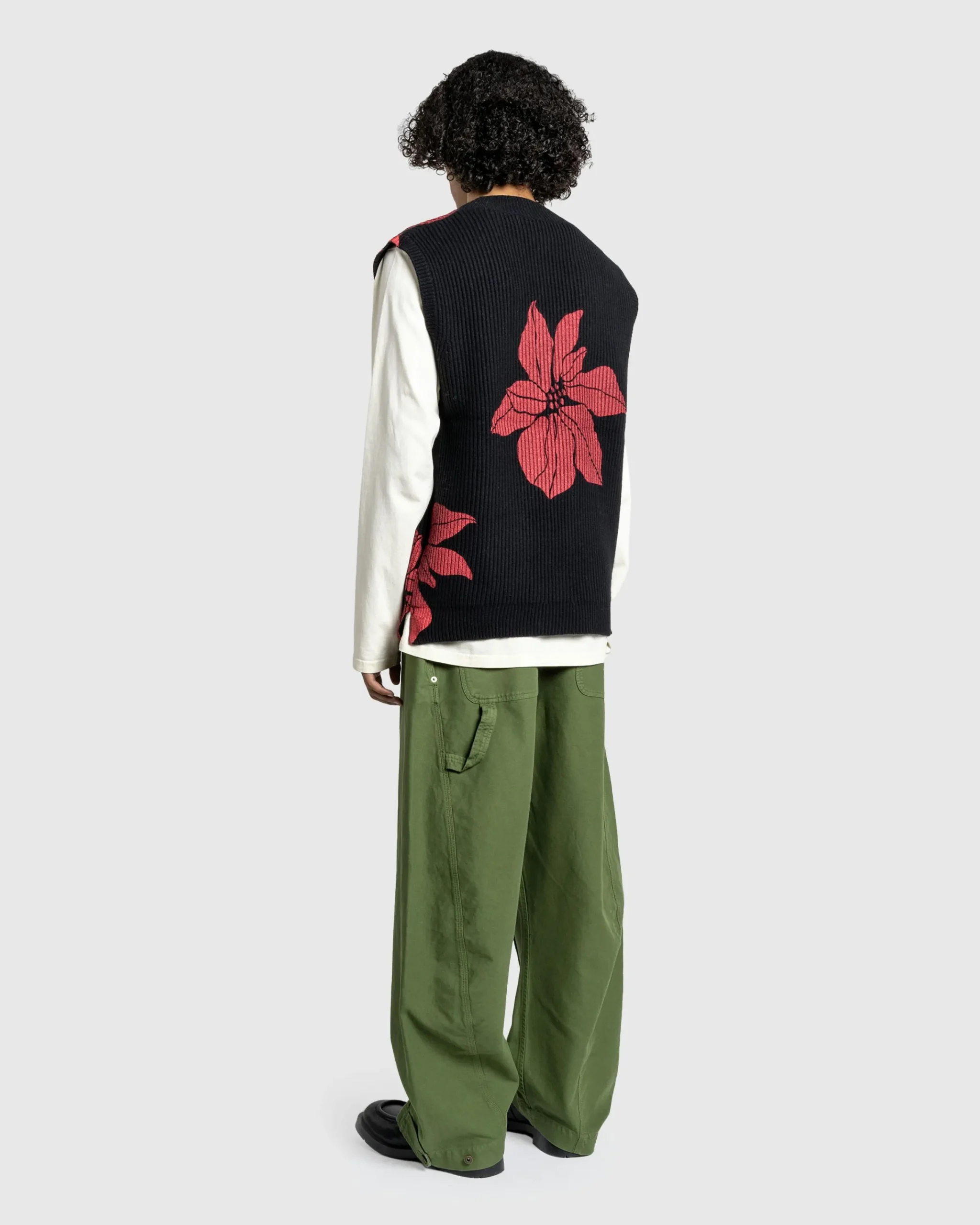 J.W. Anderson Twisted Seam Trousers Dark Green- Pants