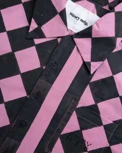 Story mfg. Uniform Shirt Diamond Check- Shirts
