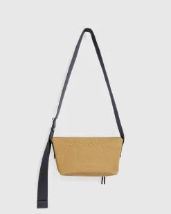 Jil Sander Utility Crossbody Small Olive Yellow/Pearl- Bags