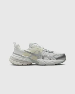 Nike V2K Run White/Metallic Silver-Platinum Tint- Sneakers