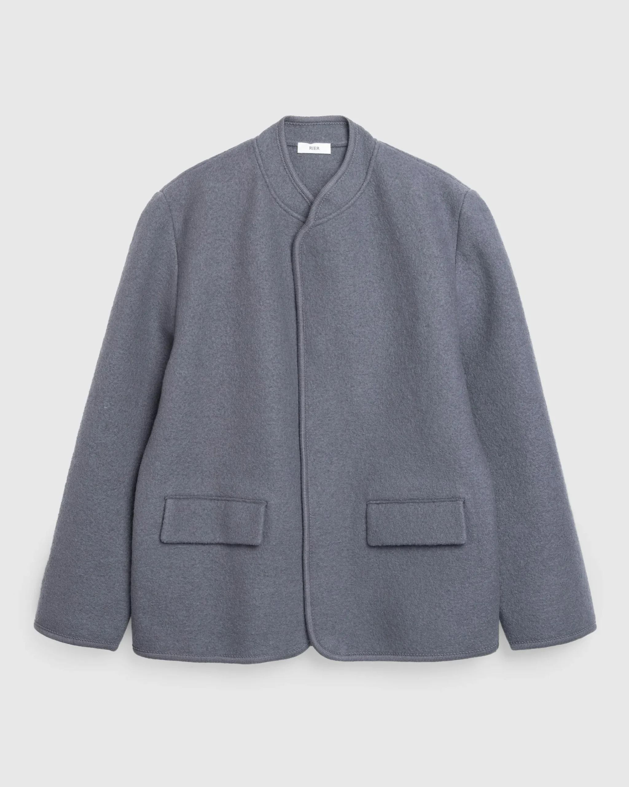 Rier Walker Compact City Jacket Castlerock Felted- Outerwear