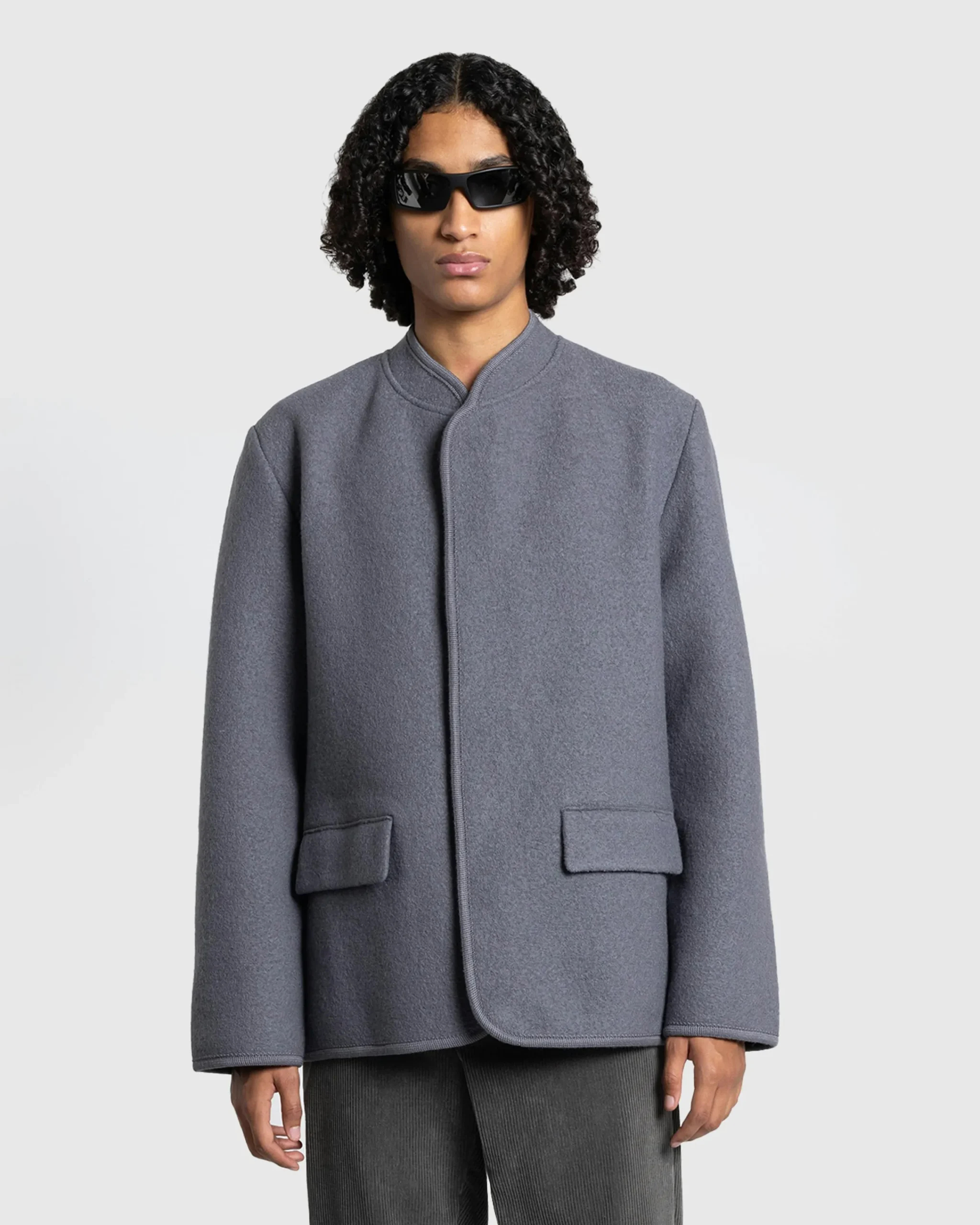 Rier Walker Compact City Jacket Castlerock Felted- Outerwear
