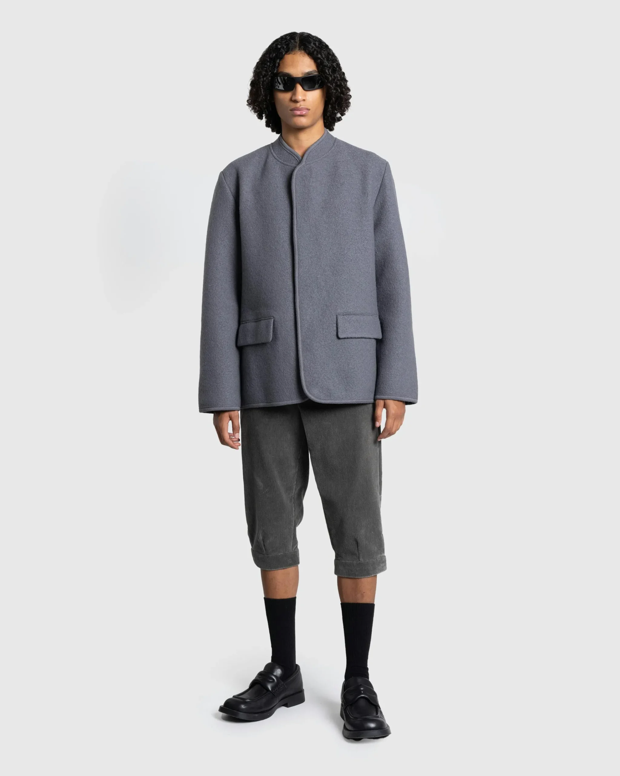 Rier Walker Compact City Jacket Castlerock Felted- Outerwear