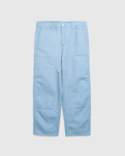 Carhartt WIP Walter Double Knee Pant Misty Sky/Rinsed- Pants