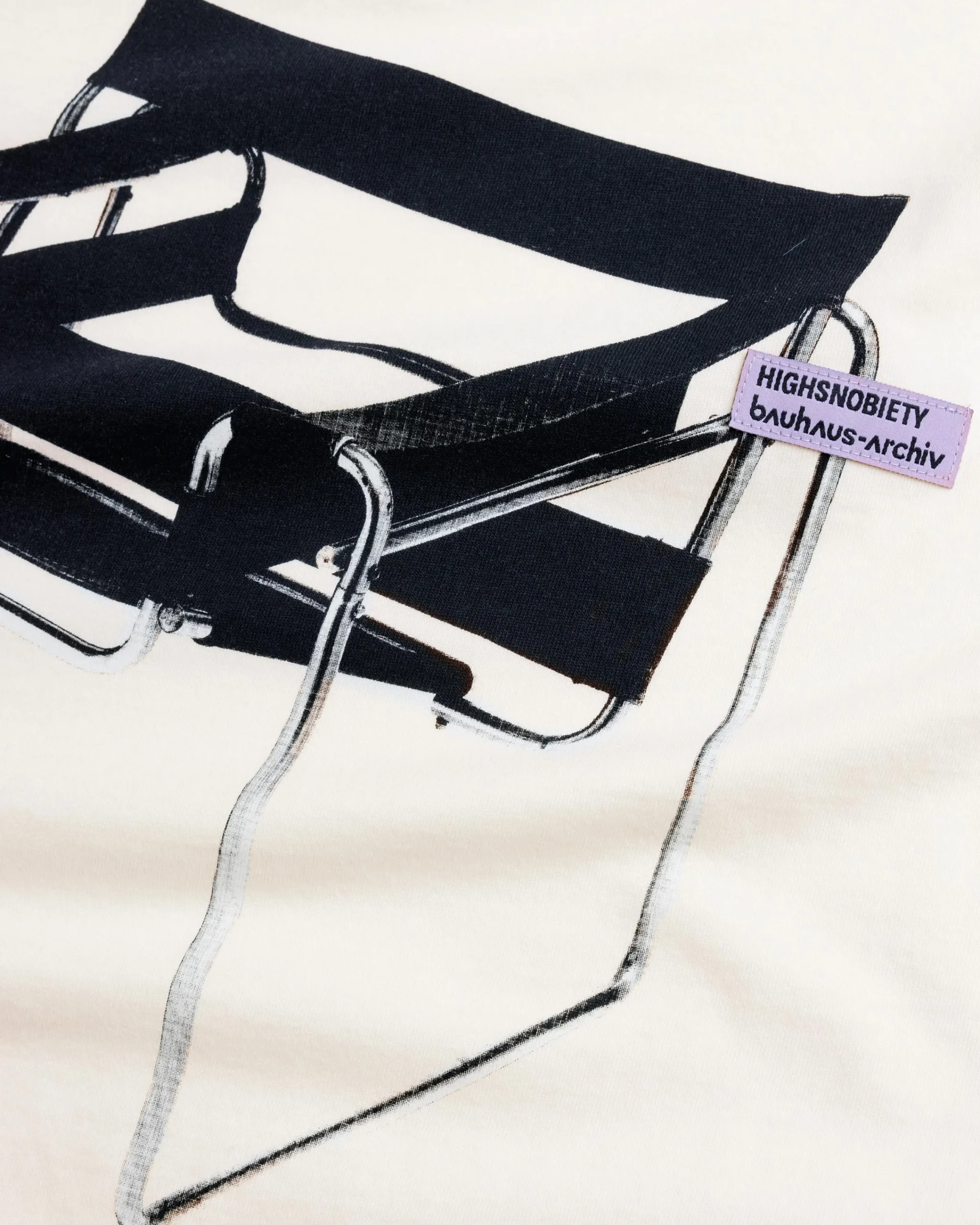 Highsnobiety Wassily Long-Sleeve T-Shirt Warm White- Shirts