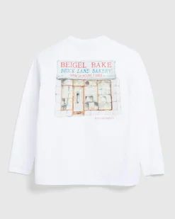 Beigel Bake Watercolor Long-Sleeve Tee- Tops