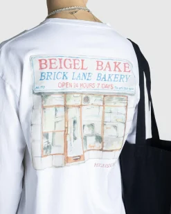 Beigel Bake Watercolor Long-Sleeve Tee- Tops