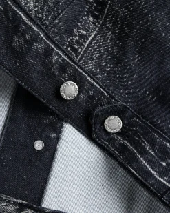 CAMPERLAB Wavy Denim Jacket Black/Gray- Outerwear
