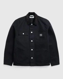 Carhartt WIP Way Of The Light Michigan Coat Black/Dark Grey Reflective- Outerwear