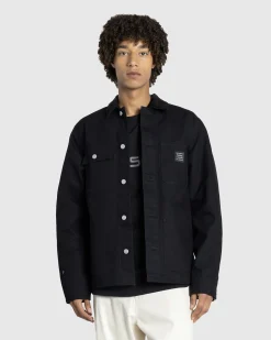 Carhartt WIP Way Of The Light Michigan Coat Black/Dark Grey Reflective- Outerwear