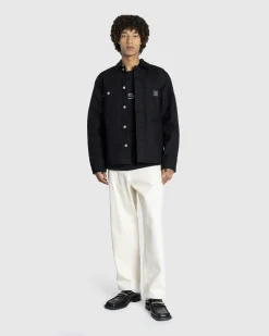 Carhartt WIP Way Of The Light Michigan Coat Black/Dark Grey Reflective- Outerwear