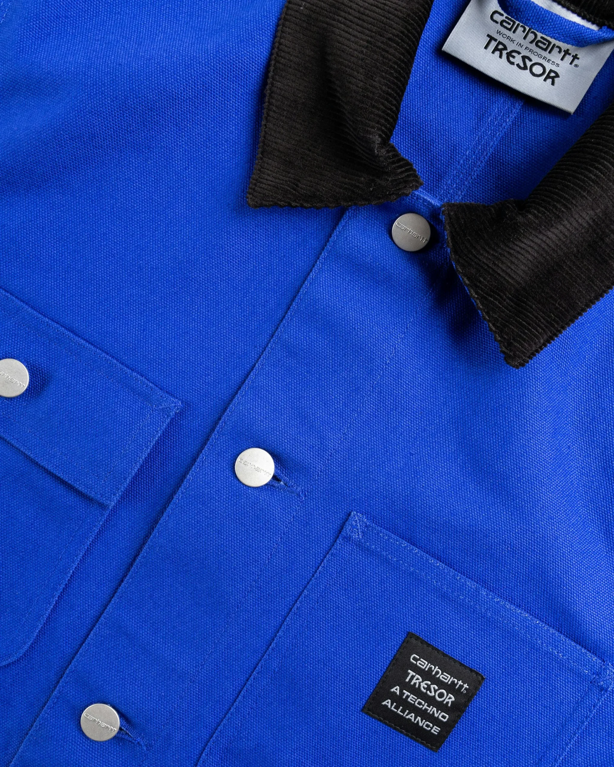 Carhartt WIP Way Of The Light Michigan Coat Lazurite/Dark Grey Reflective- Outerwear