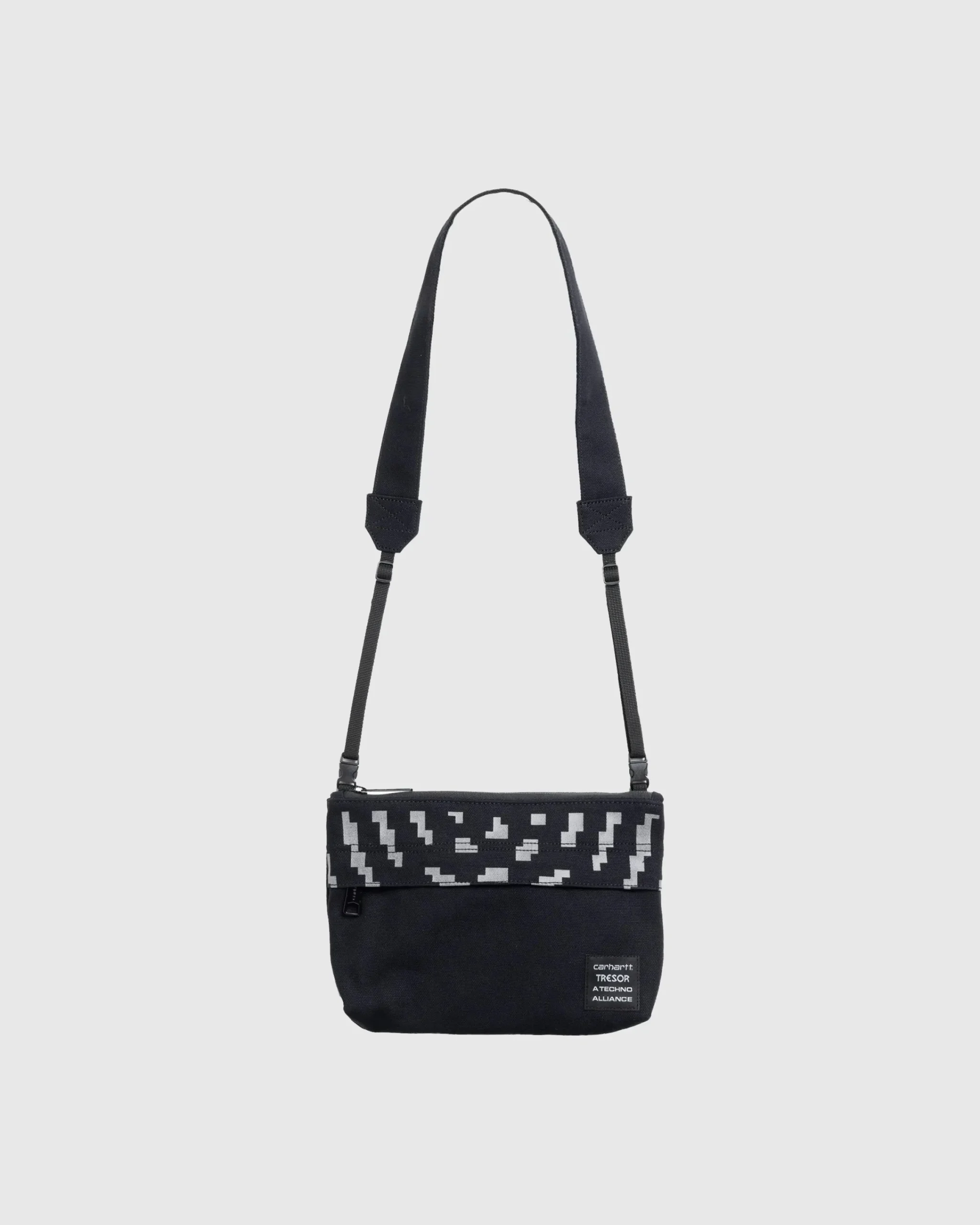 Carhartt WIP Way Of The Light Strap Bag Black/Dark Grey Reflective- Bags