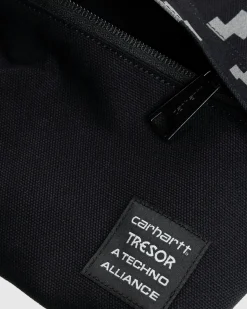 Carhartt WIP Way Of The Light Strap Bag Black/Dark Grey Reflective- Bags