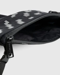 Carhartt WIP Way Of The Light Strap Bag Black/Dark Grey Reflective- Bags