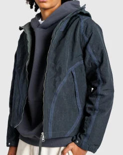 San San Gear Webbing Jacket Blue Charcoal- Outerwear